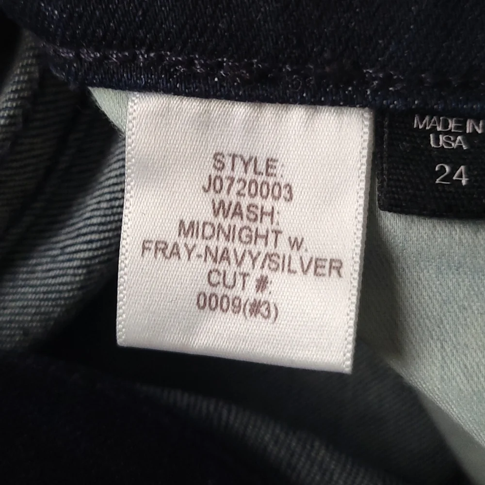 Veronica Beard Jeans Carolyn High Waist Side Tux Stripe Baby Bell 24 - Picture 7 of 12